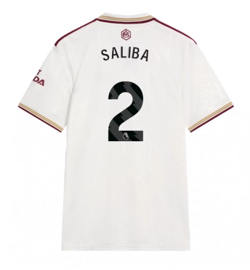 Moške Nogometnih dresov Arsenal William Saliba #2 Tretji 2025-26 Kratki rokavi Moške Nogometnih dresov Arsenal William Saliba #2 Tretji 2025-26 Kratki rokavi